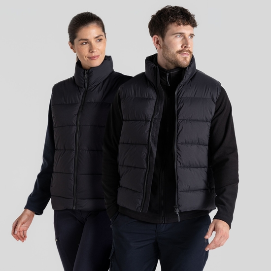 Expert Padded Winter Vest Black