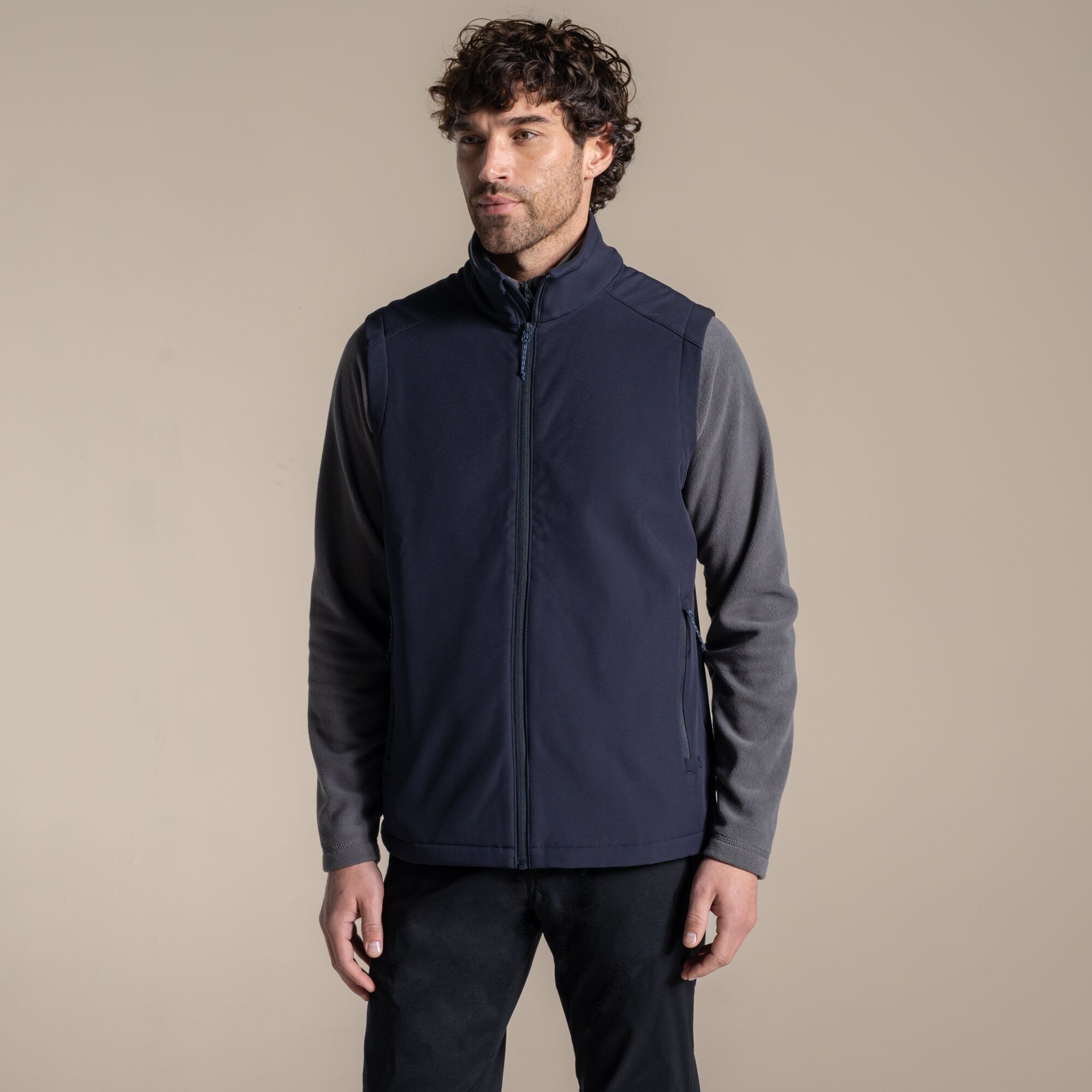 Craghoppers Men's Blue Expert Basecamp Ii Softshell Vest Size: M
