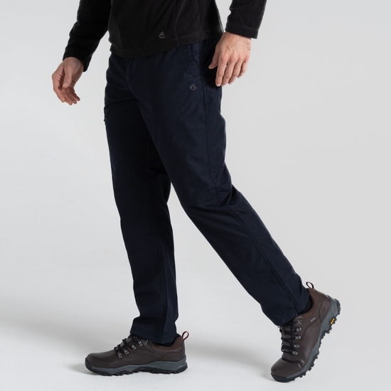 Men's Expert Kiwi Tailored Trousers Dark Navy