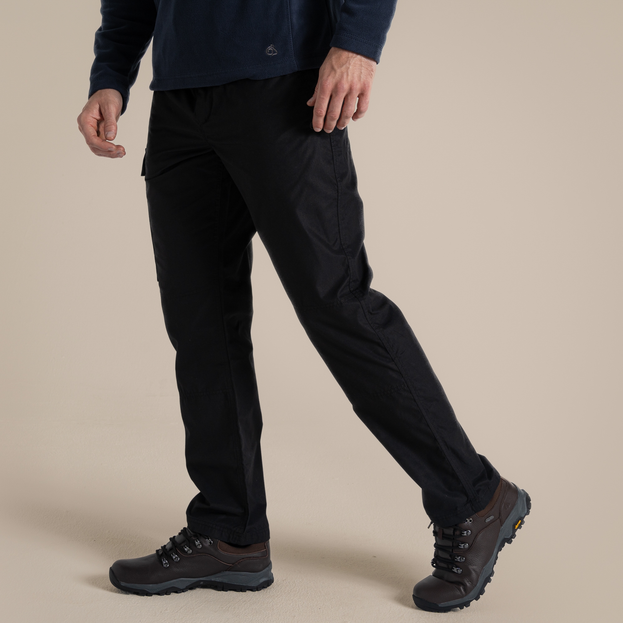 Craghoppers Men's Black Expert Kiwi Tailored Trousers Size: 40R