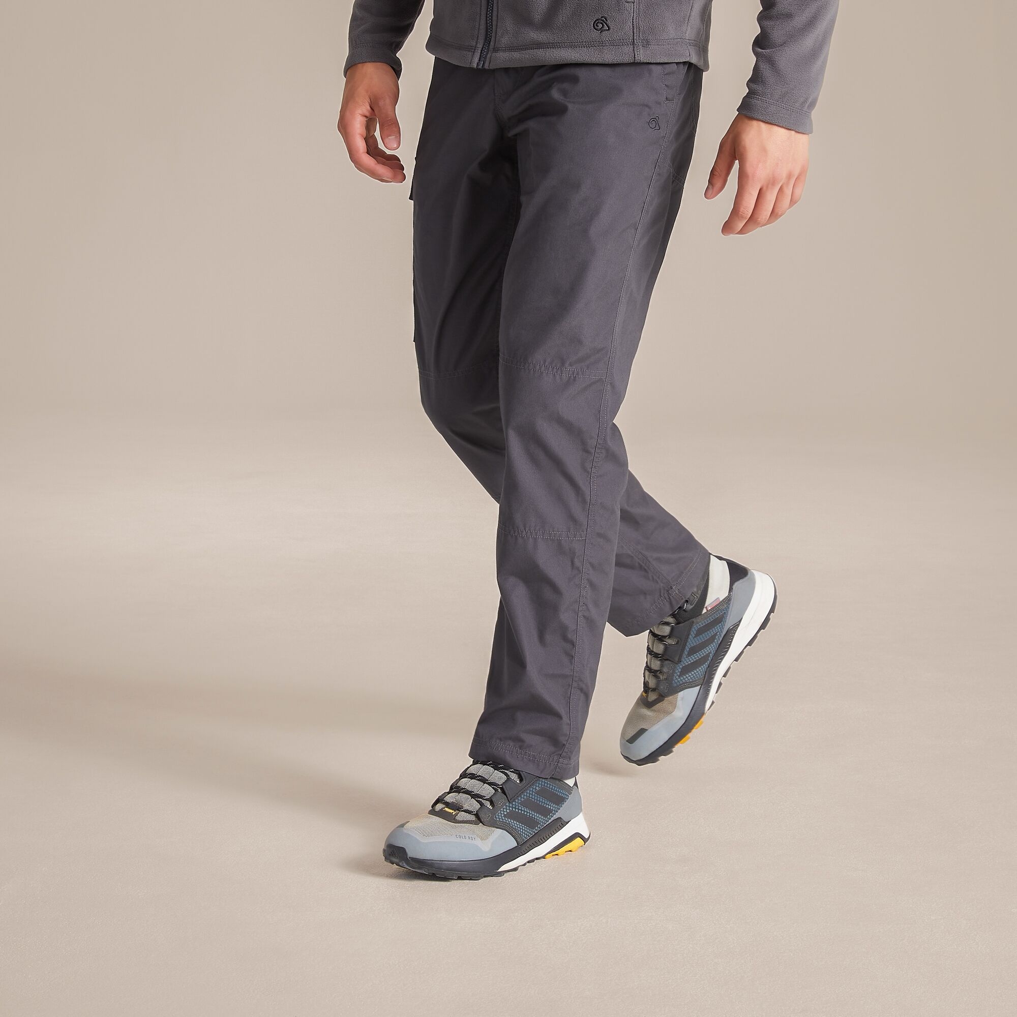 Craghoppers Men's Grey Expert Kiwi Tailored Trousers Size: 38R