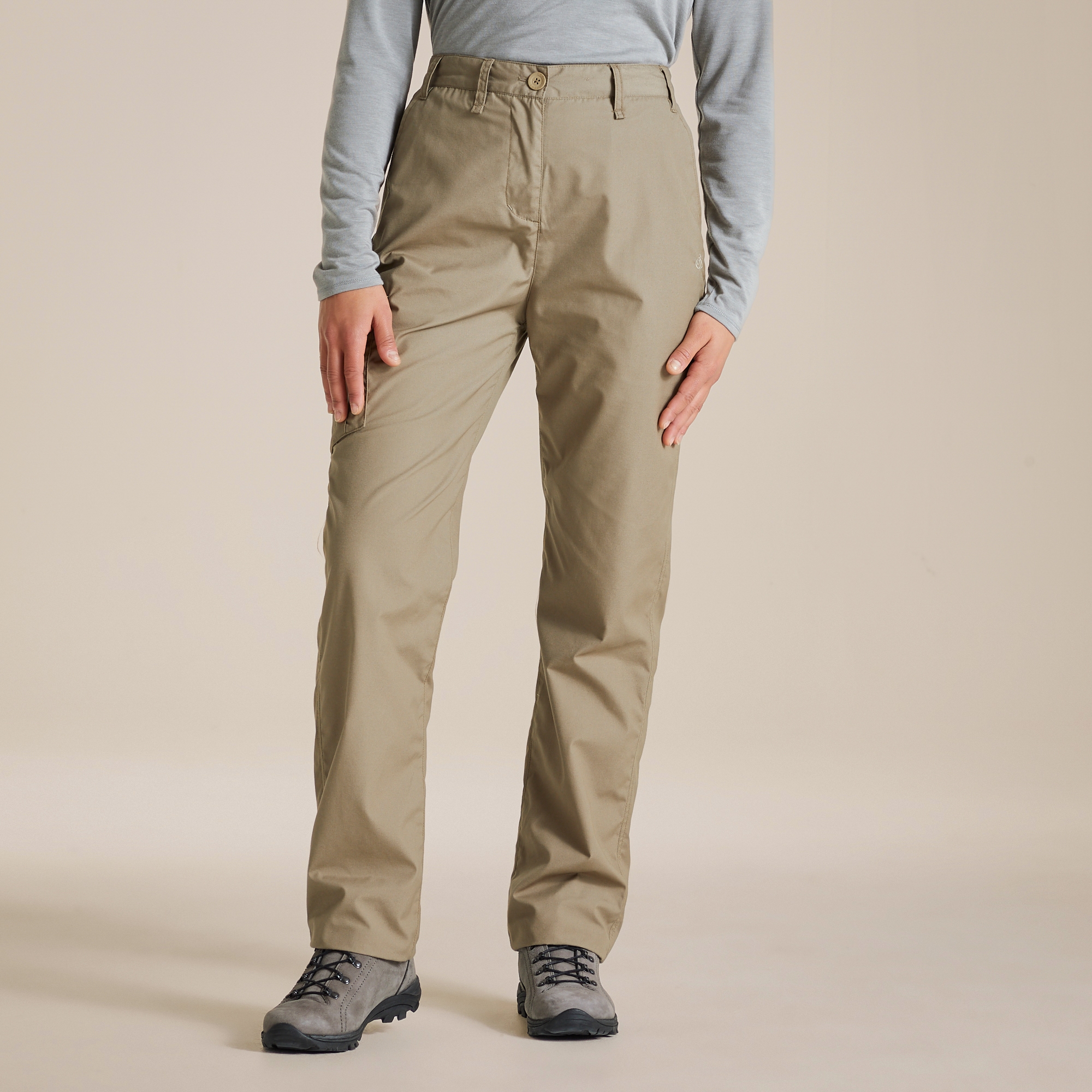 Craghoppers Women's Beige Expert Kiwi Trousers Size: 16S