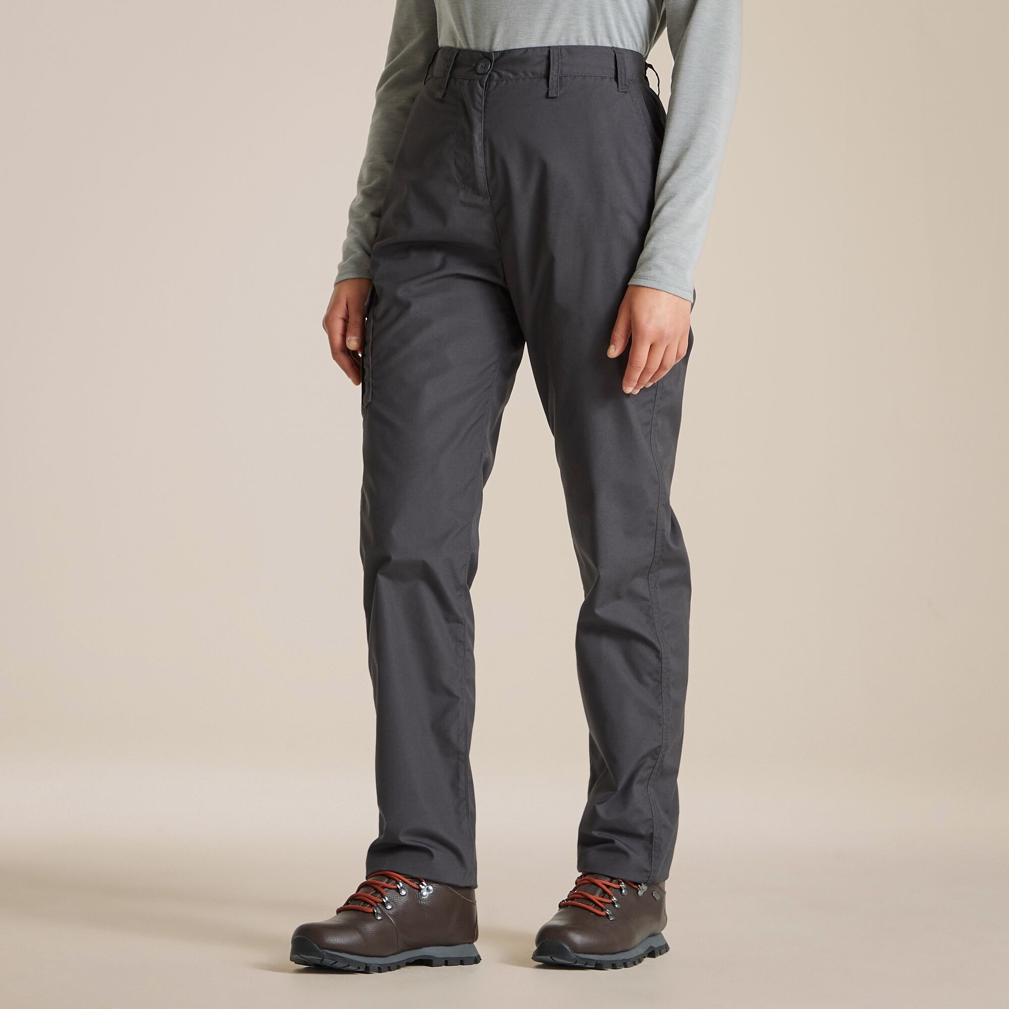 Craghoppers Women's Grey Expert Kiwi Trousers Size: 16R