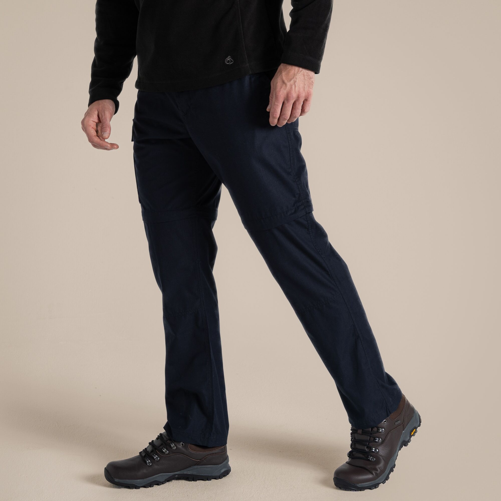Craghoppers Men's Navy Expert Kiwi Tailored Convertible Trousers Size: 30R