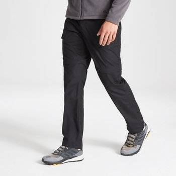 Expert Kiwi Tailored Convertible Trousers - Black