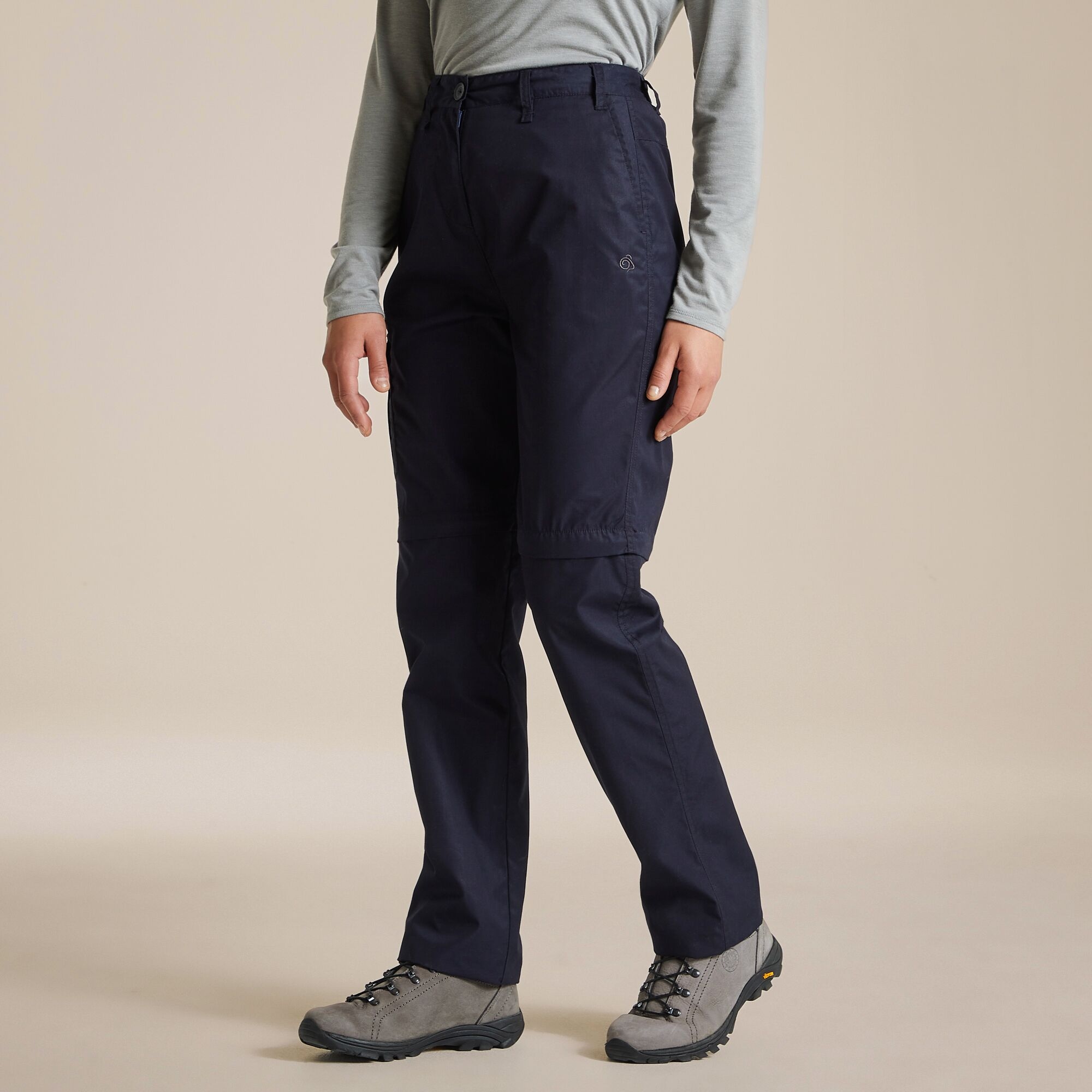 Craghoppers Women's Navy Expert Kiwi Convertible Trousers Size: 12R