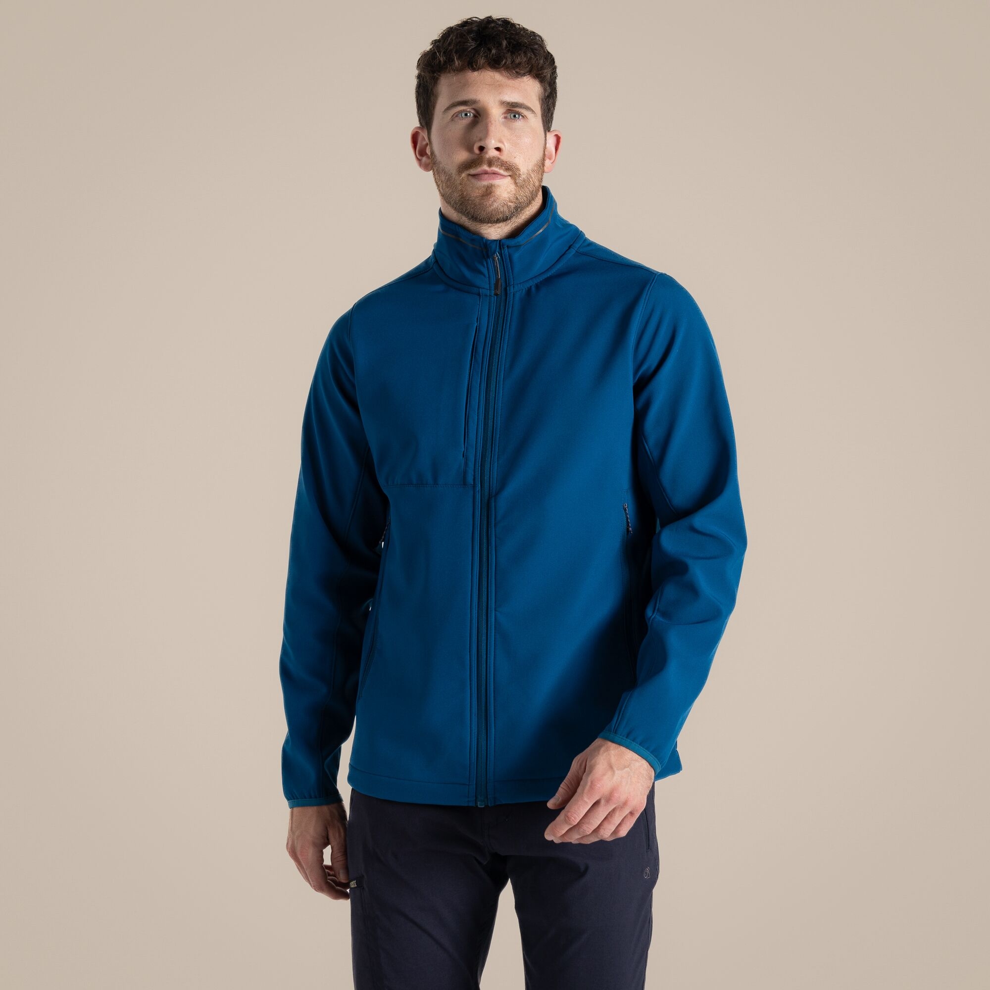 Craghoppers Men's Blue Expert Basecamp Softshell Jacket Size: Xxl - Image 1