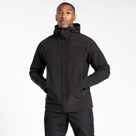 Expert Active Hooded Softshell Jacket Black