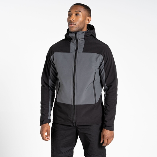 Expert Active Hooded Softshell Jacket Carbon Grey / Black