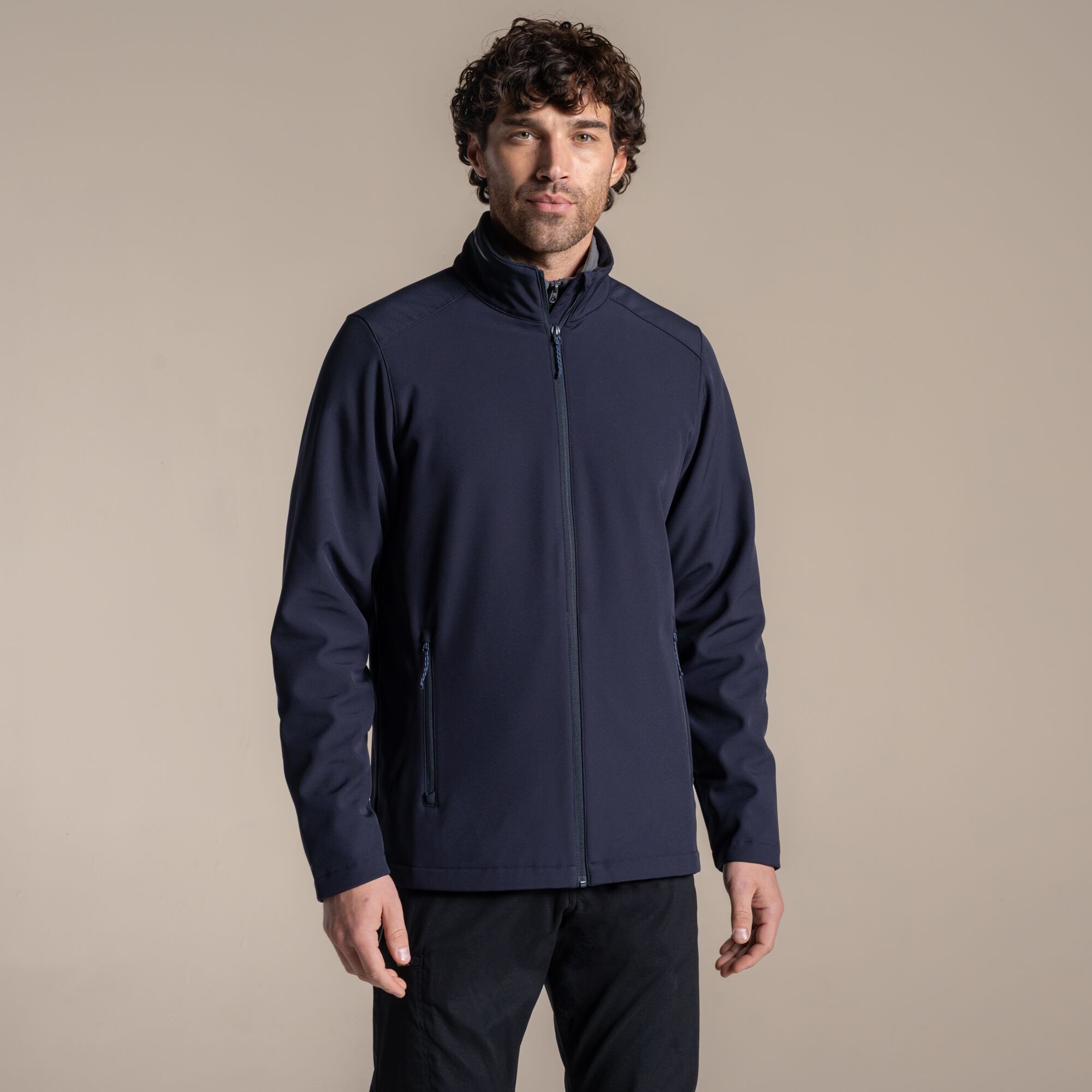 Craghoppers Men's Navy Expert Basecamp Ii Softshell Jacket Size: Xl