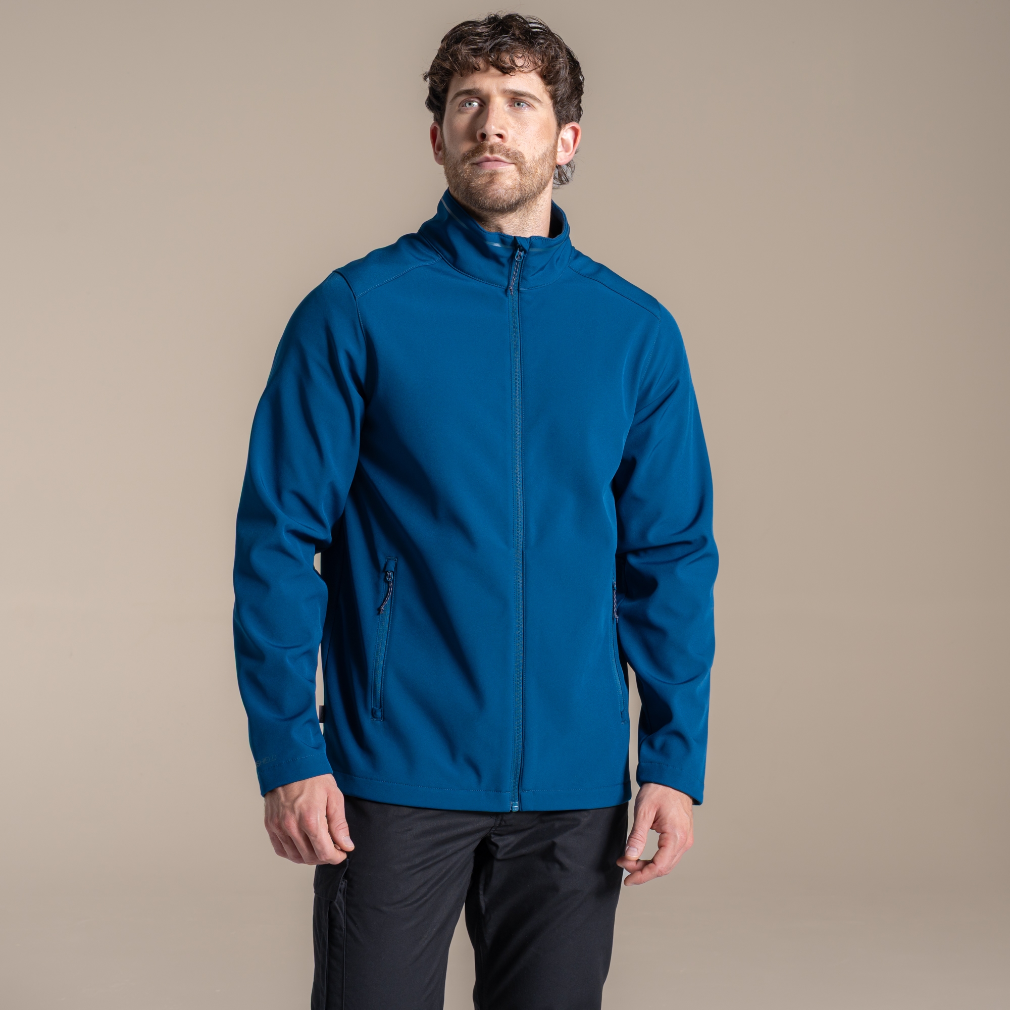 Craghoppers Men's Blue Expert Basecamp Ii Softshell Jacket Size: M