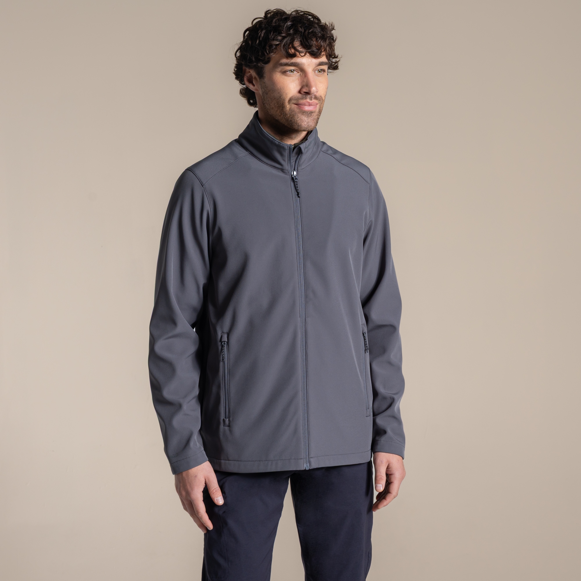 Craghoppers Men's Grey Expert Basecamp Ii Softshell Jacket Size: Xxxl