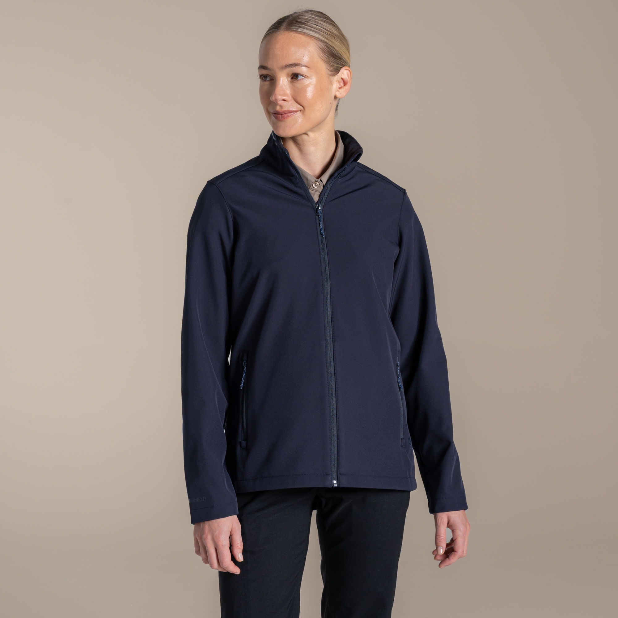 Craghoppers Women's Navy Expert Basecamp Ii Softshell Jacket Size: 18