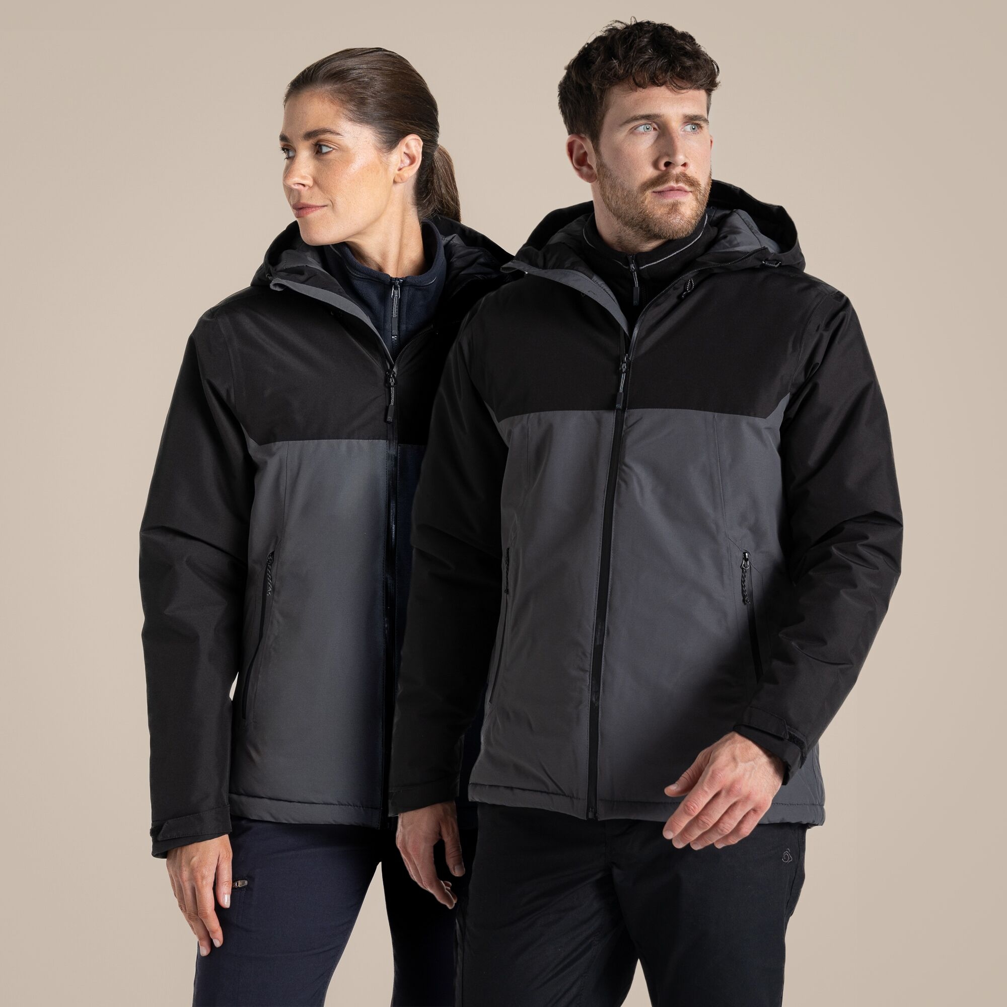 Unisex Expert Thermic Insulated Jacket Carbon Grey / Black