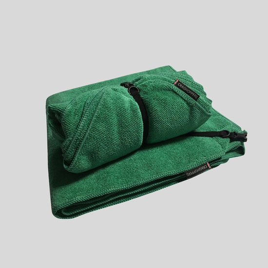 Large Microfibre Travel Towel Agave Green