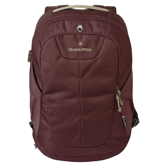 25L Anti-Theft Backpack Brick Red 