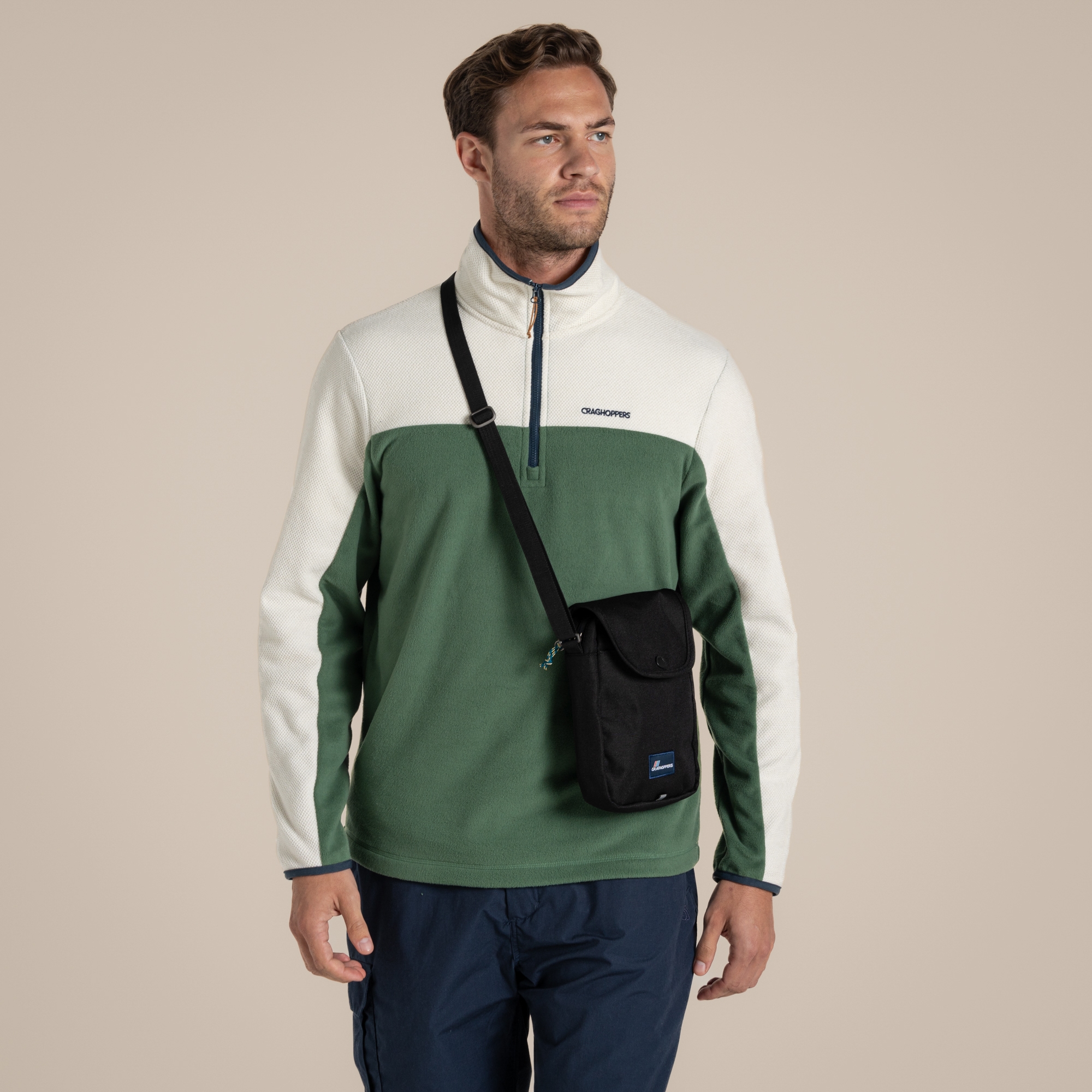 Craghoppers Unisex Black Kiwi Crossbody Ii Size: Single