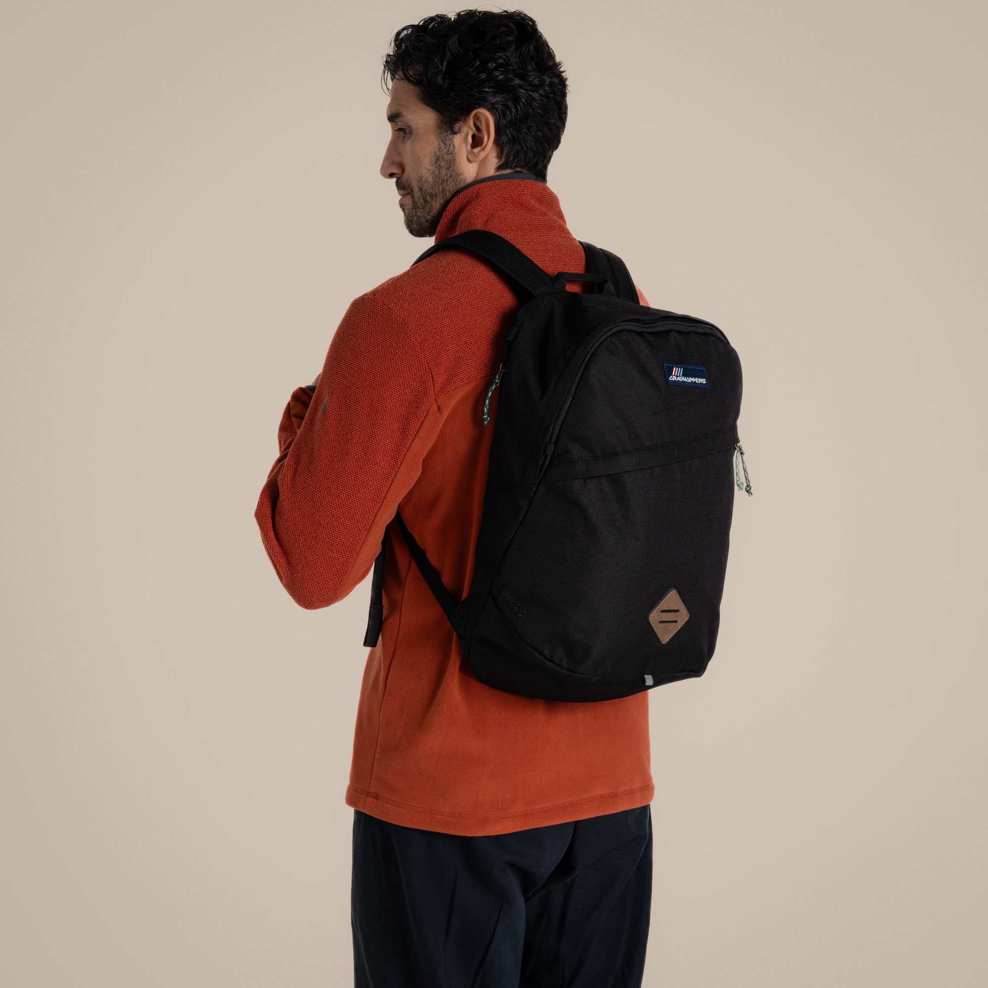 Craghoppers Unisex Black 22L Kiwi Classic Backpack Ii Size: Single