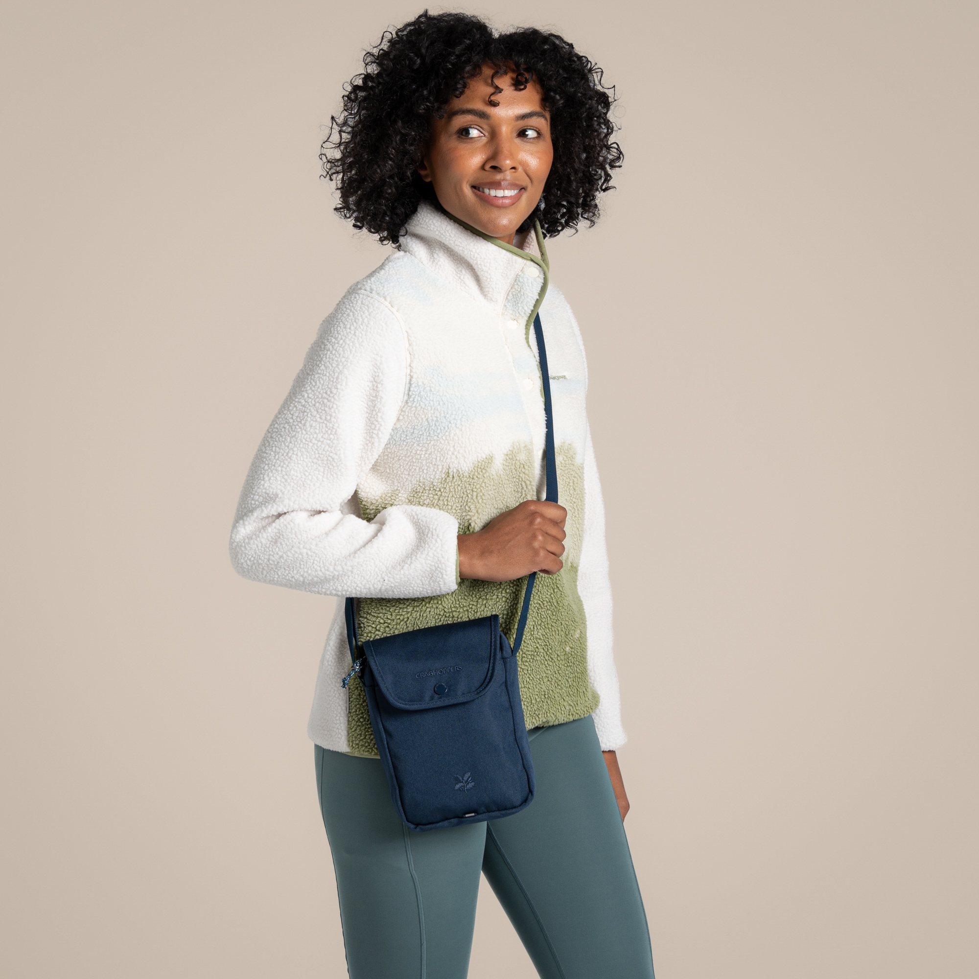 Craghoppers Unisex Blue National Trust Kiwi Crossbody Size: Single
