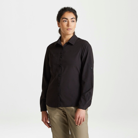 Langärmeliges Expert Kiwi-Shirt für Damen Black