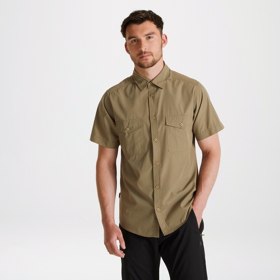 Men's Expert Kiwi Short Sleeved Shirt Pebble