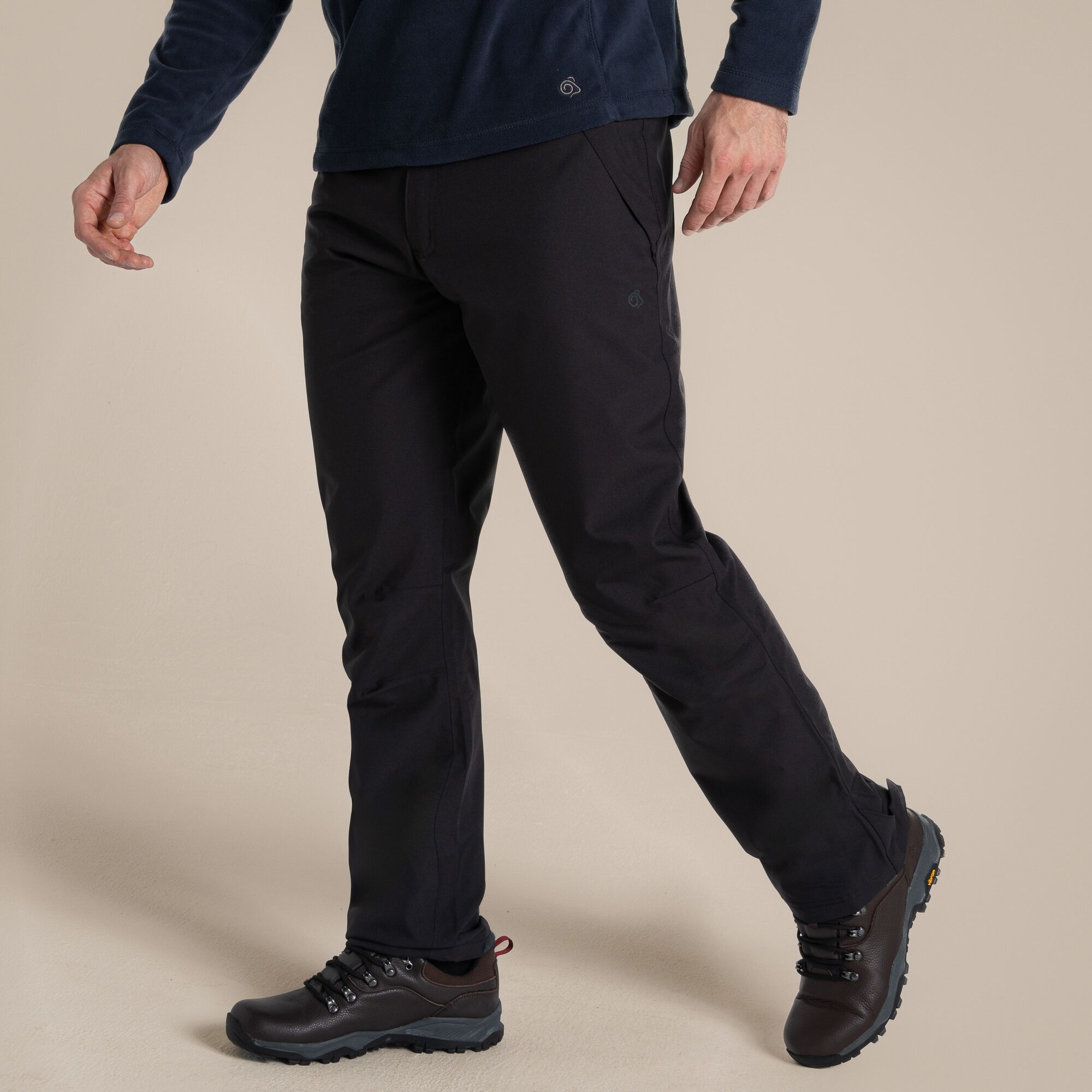 Craghoppers Men's Black Expert Waterproof Kiwi Thermo Trousers Size: 42R