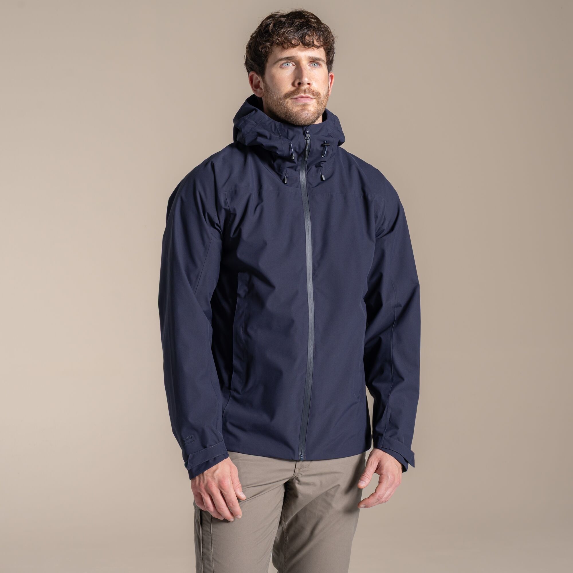 Craghoppers Unisex Navy Men's Waterproof Expert Basecamp Shell Jacket Size: L