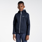 Kids' Shiloh Hooded Fleece Jacket - Blue Navy Marl | Craghoppers UK