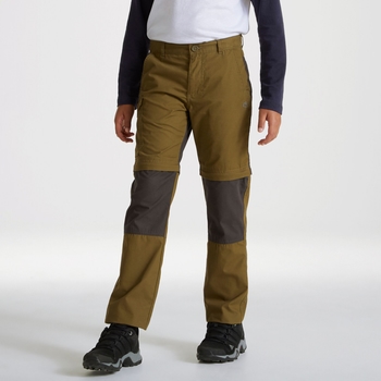 Kiwi Cargo Convertible Trousers - Dark Moss