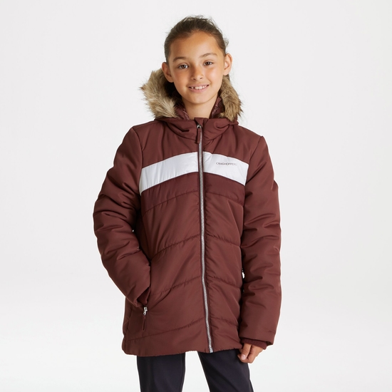 Kids' Insulated Dakota Hooded Jacket Deep Garnet