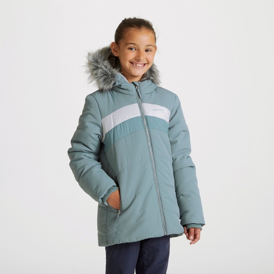 Kids' Insulated Dakota Hooded Jacket Stormy Sea