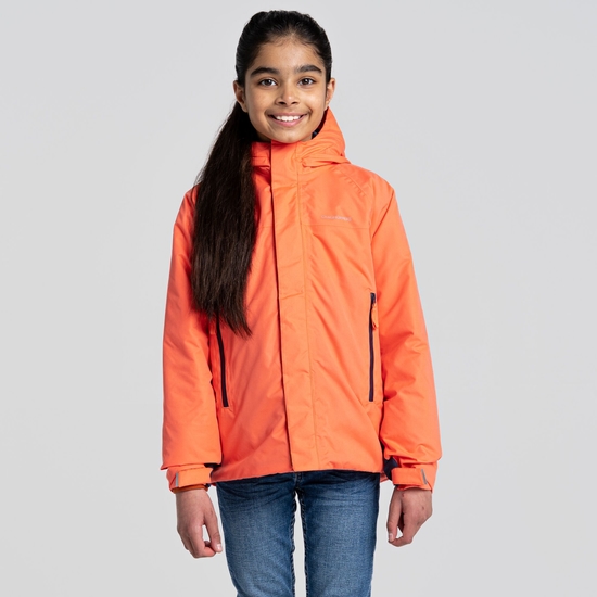 Kid's Harue Insulated Jacket Fusion Coral / Blue Navy