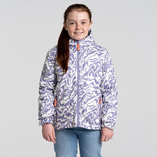 Kid's Aminda Insulated Jacket  Purple Haze Print