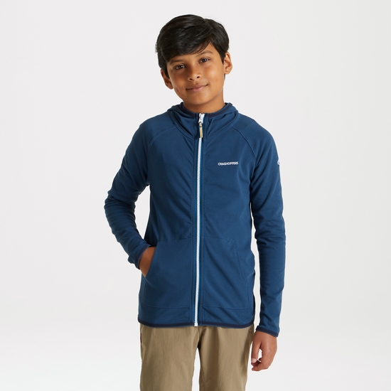 Kid's NosiLife Symmons Hooded Jacket Poseidon Blue