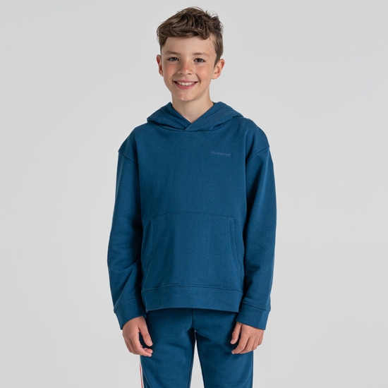 Kid's NosiLife Baylor Hooded Top Poseidon Blue