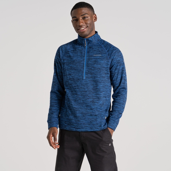 Men's Stromer Half Fleece Bolt Blue