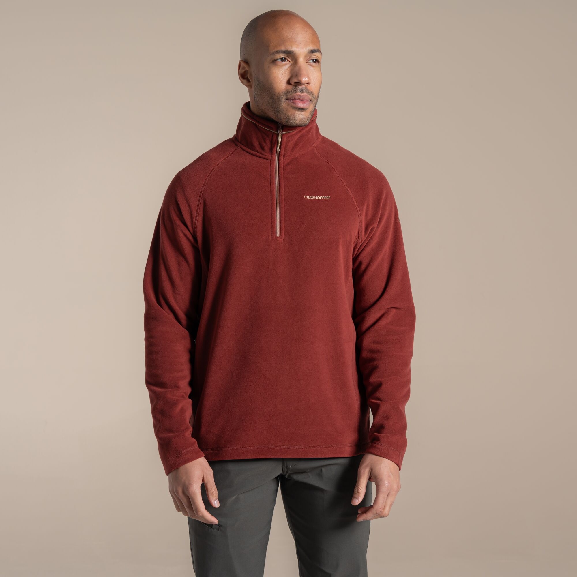 Craghoppers Men's Red Corey Vi Fleece Size: L
