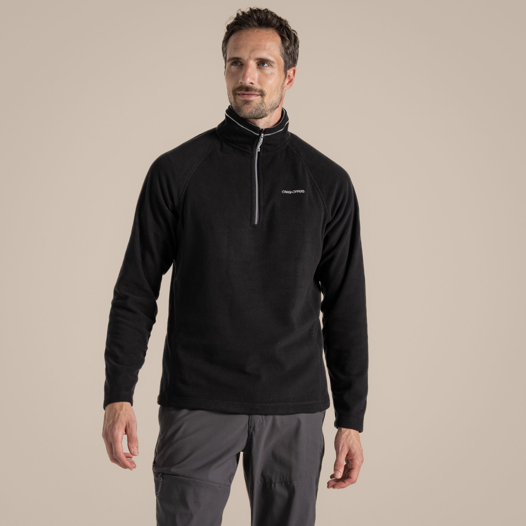 Craghoppers Men's Black Corey Vi Fleece Size: L