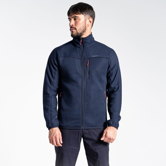 Men's Torney Fleece Jacket Blue Navy Marl