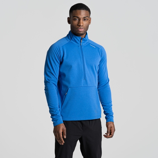 Men's Dynamic Pro Half zip Fleece Bolt Blue