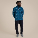 Blue Navy Print