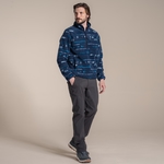 Blue Navy Print