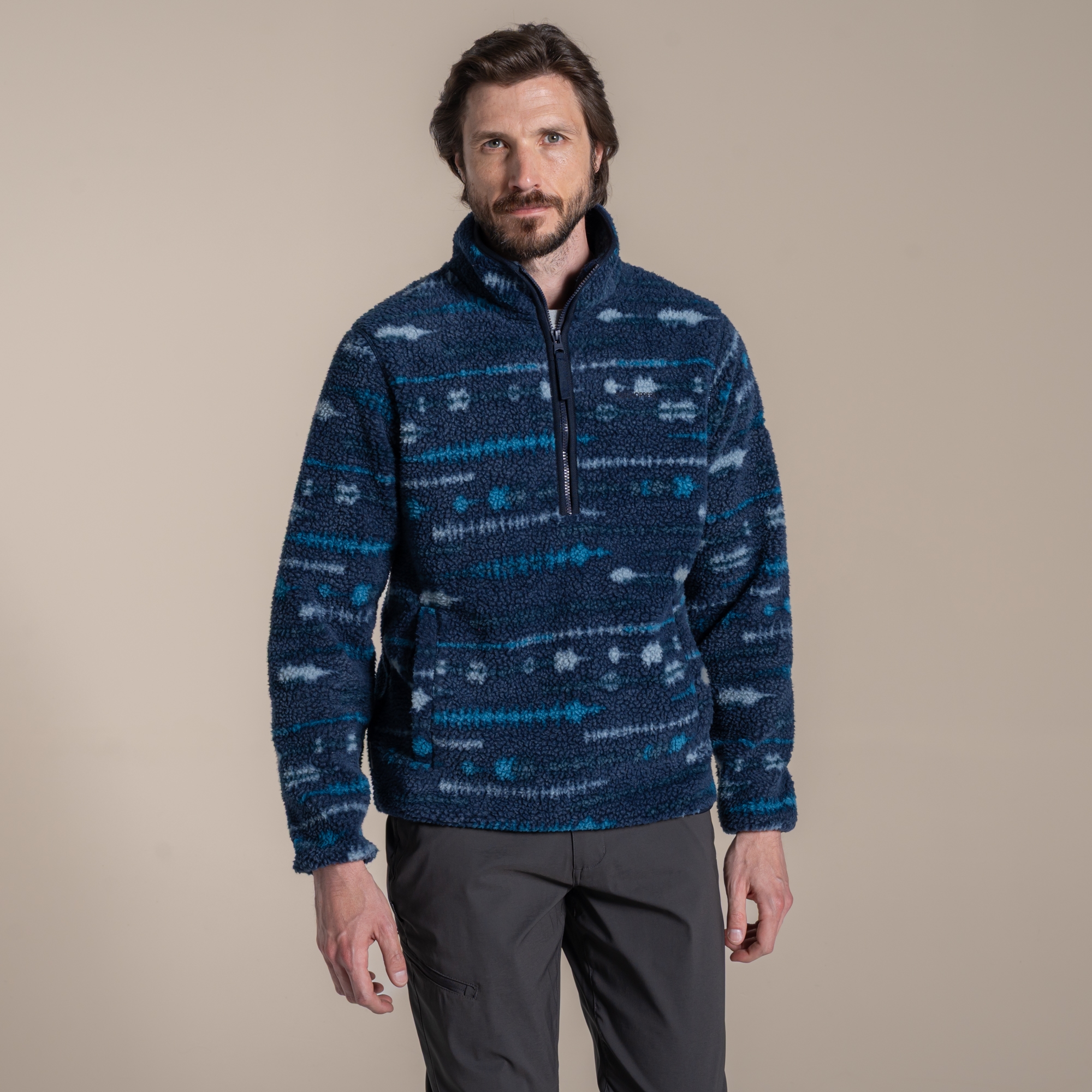 Craghoppers Men's Blue National Trust Rawthey Fleece Size: M