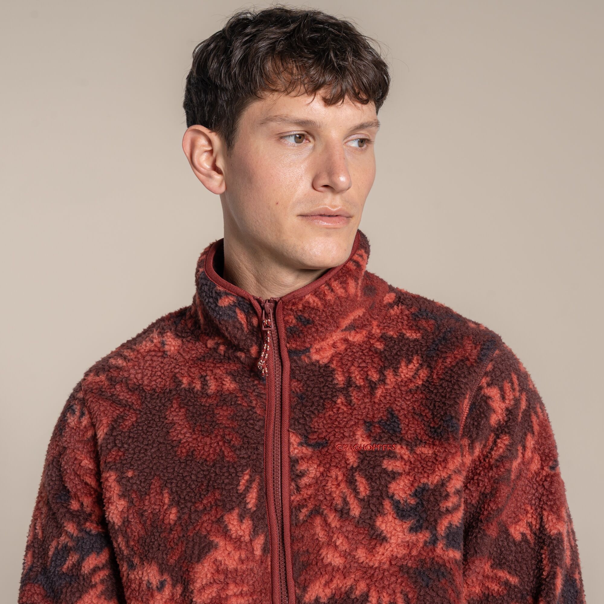 Craghoppers Men's Red Tatton Ii Fleece Size: Xl