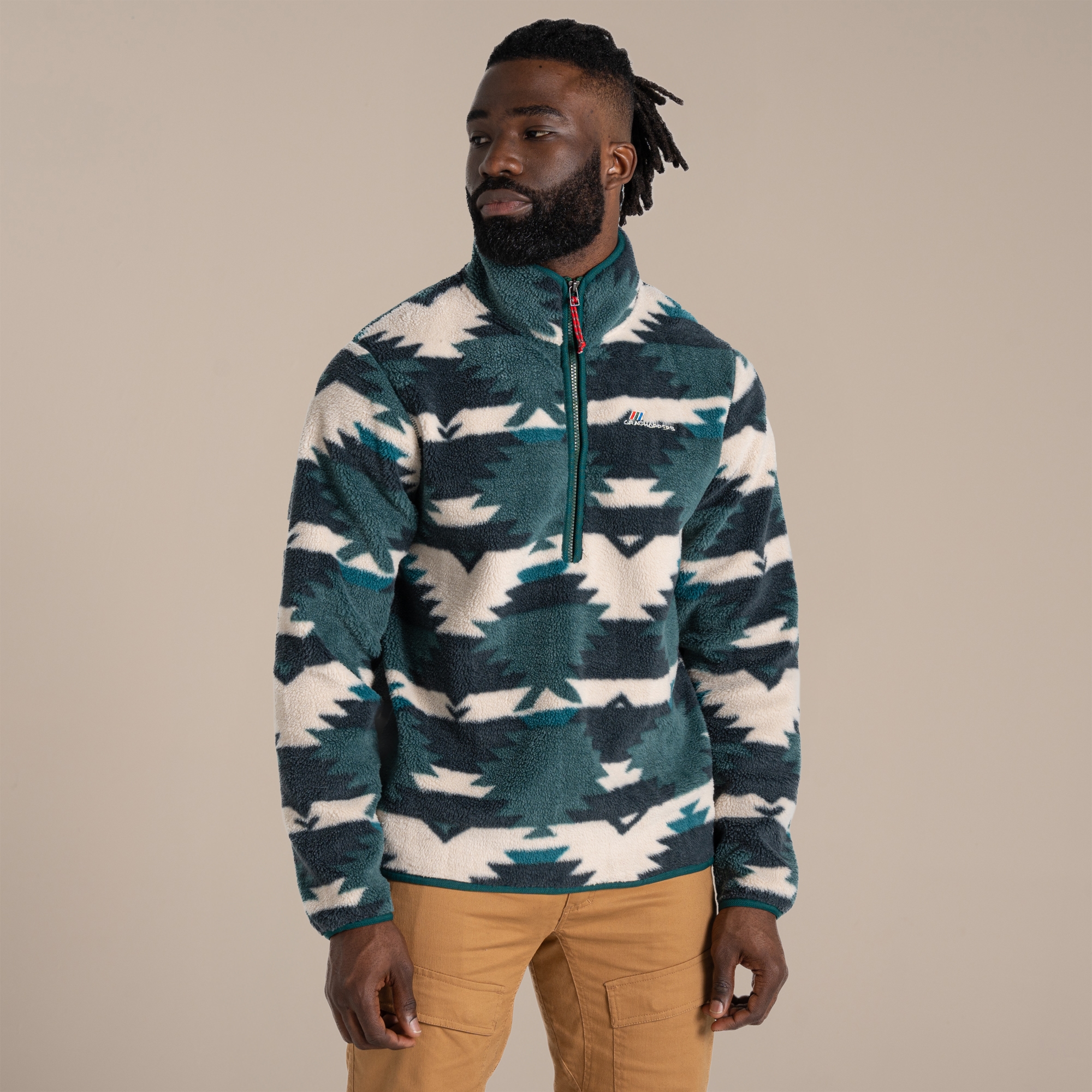 Craghoppers Men's Green Tatton Ii Fleece Size: Xl