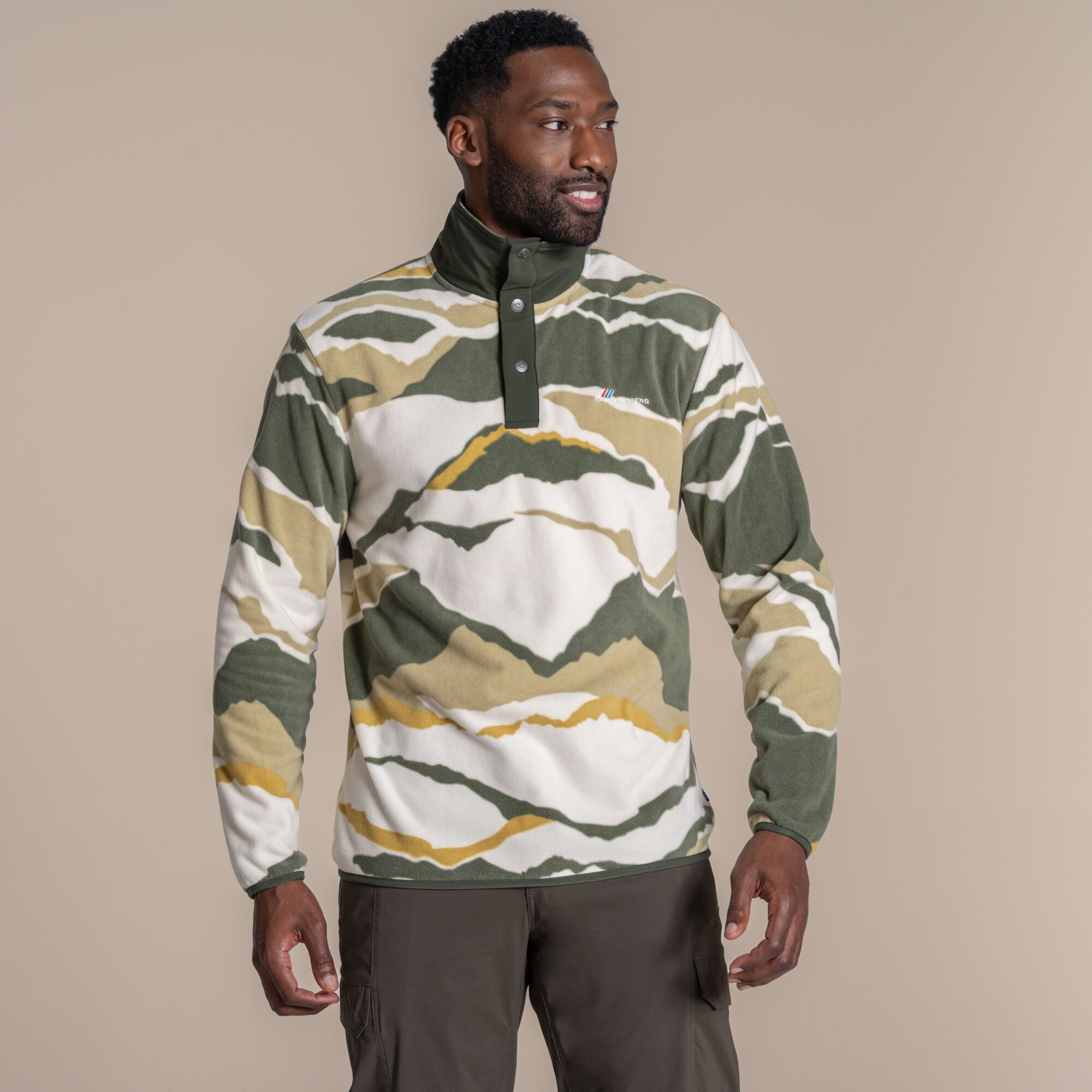 Craghoppers Men's Green Dewlish Ii Overhead Fleece Size: S
