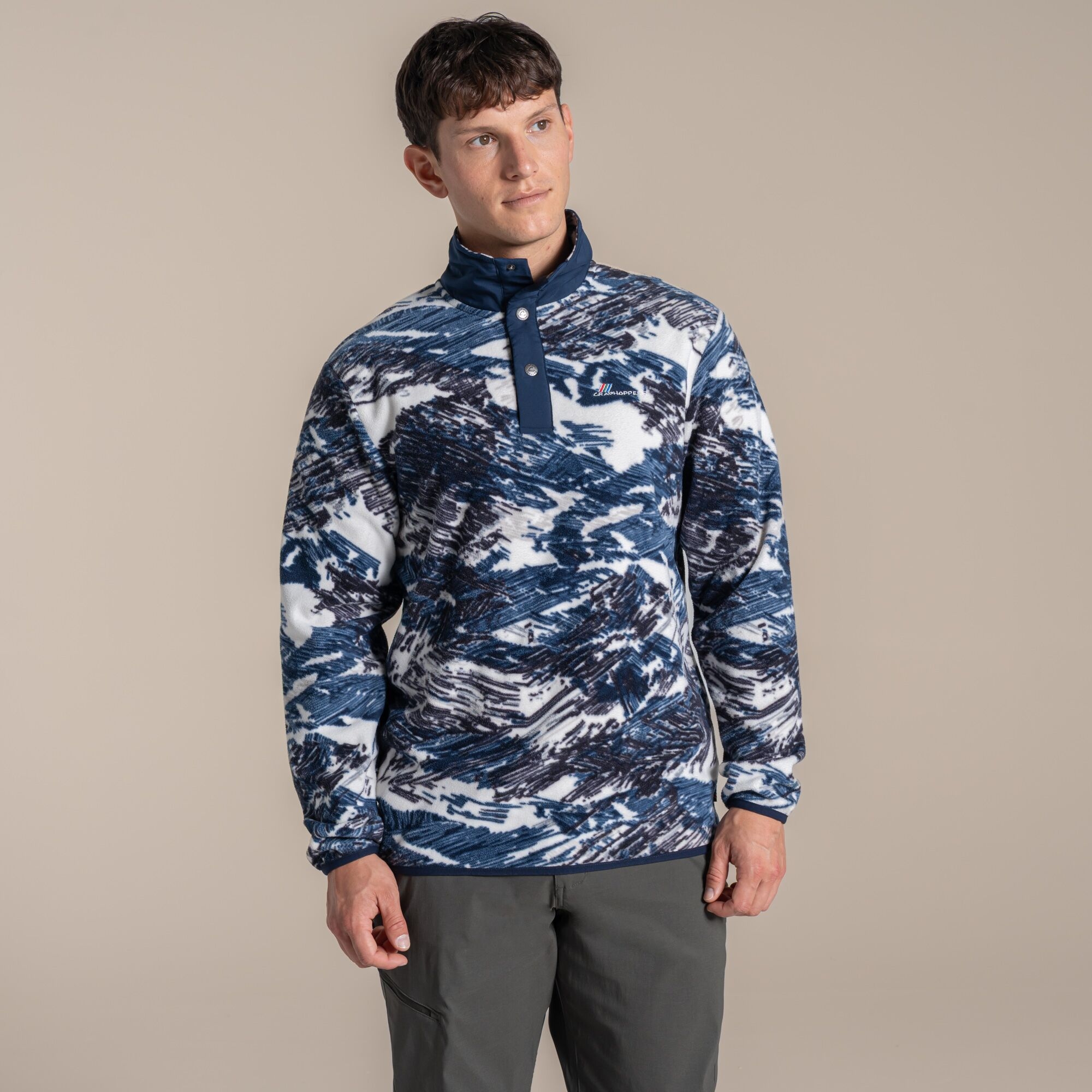 Craghoppers Men's Navy Dewlish Ii Overhead Fleece Size: S