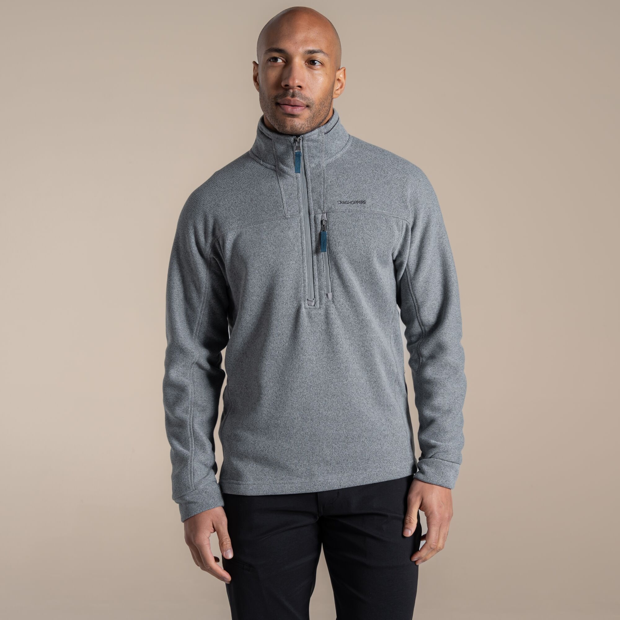 Craghoppers Men's Grey Torney Iii Fleece Size: Xxl
