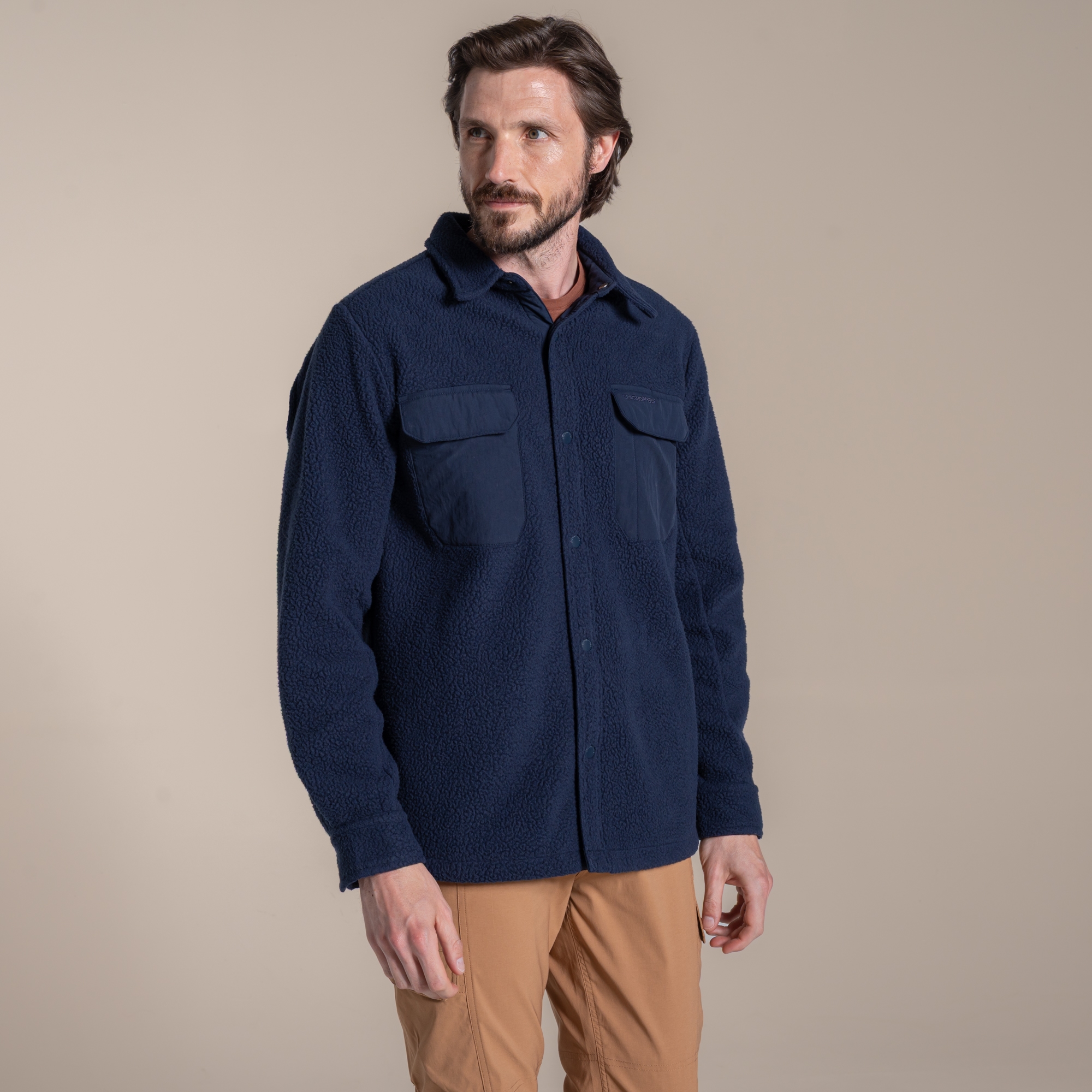 Craghoppers Men's Navy Blencathra Overshirt Size: S