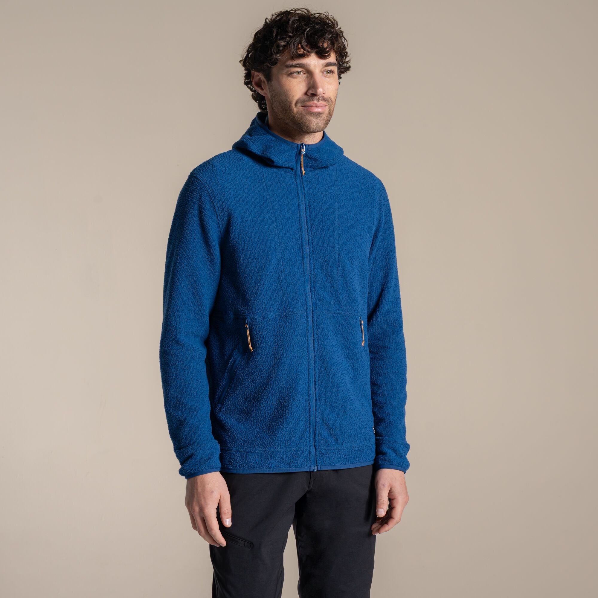 Craghoppers Men's Blue Compresslite Hooded Fleece Jacket Size: S